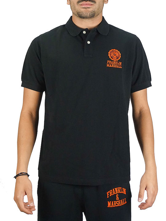 Franklin & Marshall Polo T-shirt Black