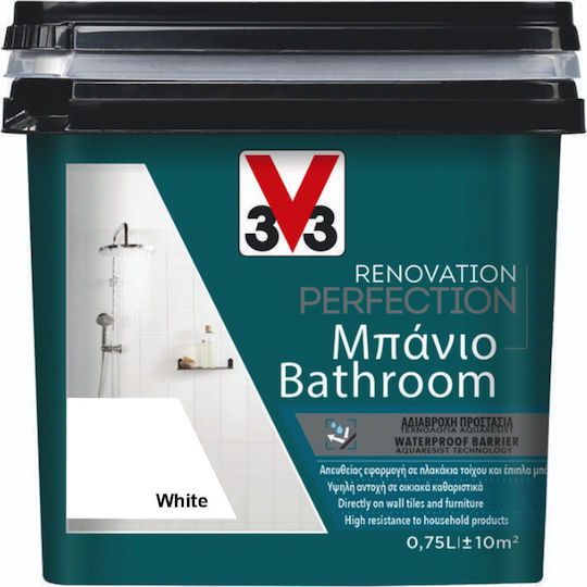 V33 Renovation Perfection Bathroom Цвят Бял Бял 750мл