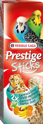 Versele Laga Prestige Sticks Τροφή σε Stick για Παπαγαλάκια με Εξωτικά Φρούτα 2x30gr