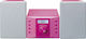 Lenco Sound System 2 MC-013 MC-013P 4W with CD Player and WiFi Pink