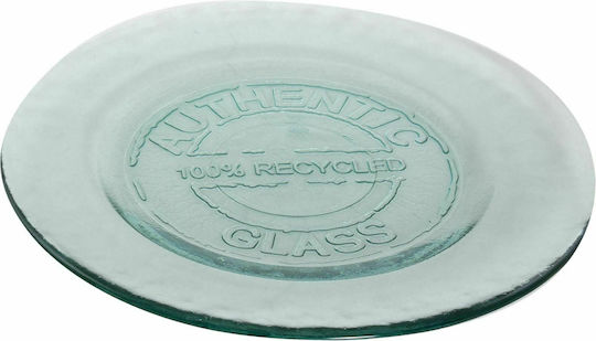 Nef-Nef Homeware Authentic Teller Untiefe Glas Transparent mit Durchmesser 28cm