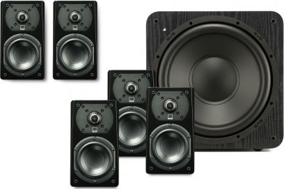 SVS Σετ Ηχείων Home Cinema 5.1 Prime Satellite 720W Black Ash