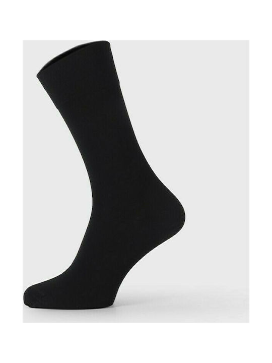 PRO Pro men's premium style bamboo sock premium style tall in black color 17604-BLACK - BLACK