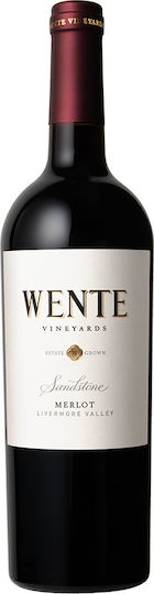 Wente Vineyards Вино Sandstone Мерло Червено Сух Шампоан 750мл