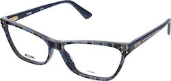 Moschino Damen Acetat Katzenauge Brillengestell...