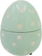 Marhome Easter Egg Ceramic Easter Egg Ceramic 14x11x11pcs in Green color 12-00-20233