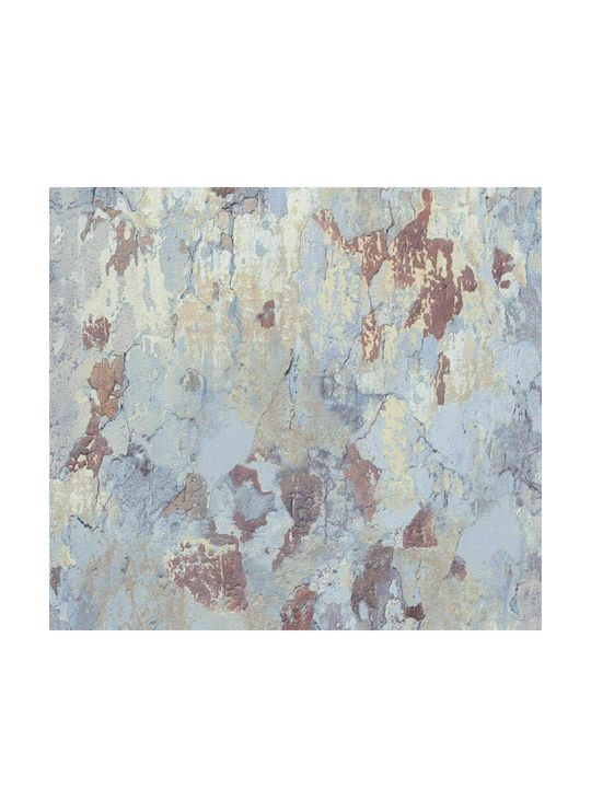 Wallpaper Old Wall Vinyl Blue L1005xW53cm Washable