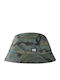 Basehit Textil Pălărie pentru Bărbați Stil Bucket Camo Olive / Negru