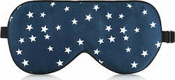 Navaris Silk Sleep Mask with Carrying Case Blue