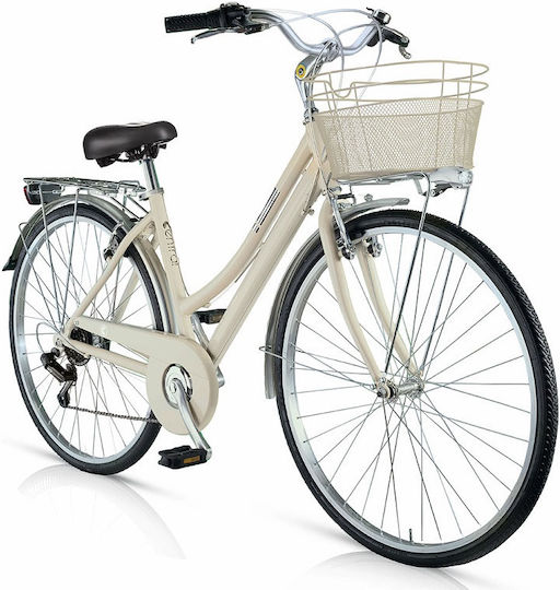 MBM Central 28" 2019 Lady Beige City Bicycle with 6 Speeds