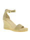 Ragazza Women's Suede Platform Shoes Beige