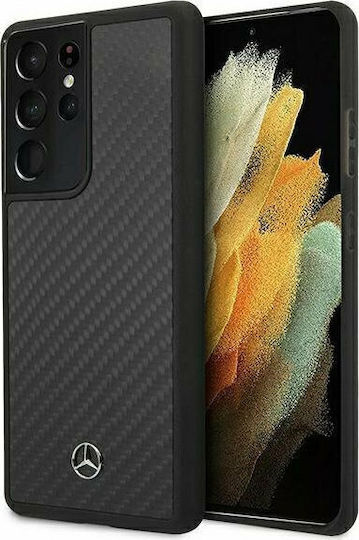 Mercedes-Benz Dynamic Line Back Cover Πλαστικό Μαύρο (Galaxy S21 Ultra 5G)
