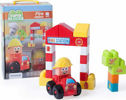 Miniland Building Block Super Blocks Fire Station for 1.5+ years 22pcs