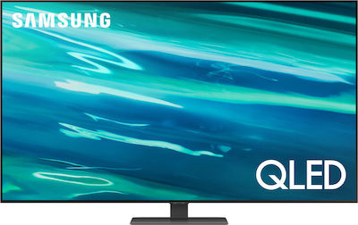 Samsung Smart Τηλεόραση 65" 4K UHD QLED QE65Q80A HDR (2021)