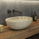 Karag Leonor Vessel Sink Stone 45x35x15cm Cream