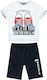 Alouette Kids Set with Shorts Summer 2pcs White