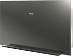 Miele DA 9091 W Screen Απορροφητήρας Καμινάδα 90cm Μαύρος