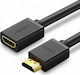 Ugreen HDMI 1.4 Cable HDMI male - HDMI female 2m Black