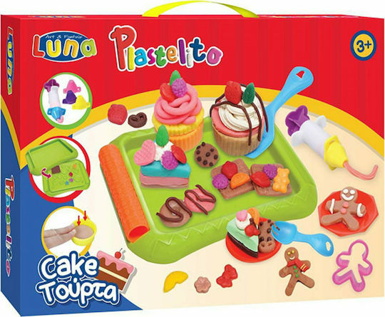 Luna Plasticine Game Cupcake With Tools For 3+ Years