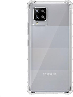 Samsung A Cover Umschlag Rückseite Silikon Transparent (Galaxy A42) GP-FPA426KDATW