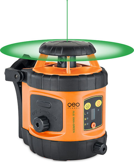 Geo Fennel Gmbh FLG 190A-Green с Декодер FR 45 Самонивелиращо Въртящо се Лазерен нивелир Зелен лъч