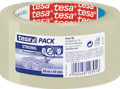 Tesa Silent Packaging Film 50mm x 66m Transparent 12pcs