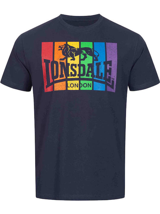 Lonsdale Rampside T-shirt Bărbătesc cu Mânecă Scurtă Albastru marin