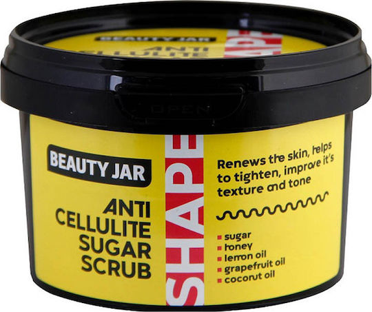 Beauty Jar Shape Anti-cellulite Scrub για Κυτταρίτιδα Sugar 250gr