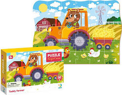 Puzzle pentru Copii Transport Series: Teddy Farmer pentru 3++ Ani 30buc Dodo