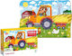 Παιδικό Puzzle Transport Series: Teddy Farmer 30pcs για 3+ Ετών Dodo