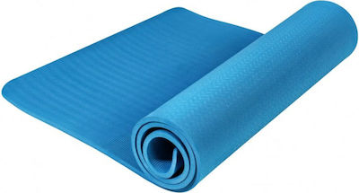 Optimum Στρώμα Γυμναστικής Yoga/Pilates Μπλε (183x61x0.6cm)