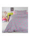 Melinen Star Σετ Παιδικές Μαξιλαροθήκες 50x70εκ. Pink - Grey