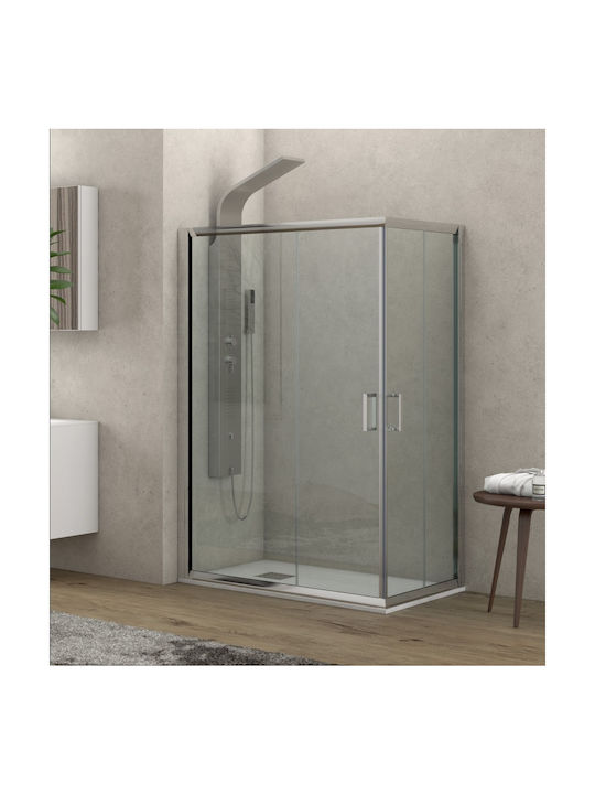 Karag New Flora 100 Cabin for Shower with Sliding Door 70x130x180cm Clear Glass