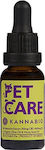 KannaBio Pet Care Drops 2,5% Συμπλήρωμα Διατροφής Σκύλου Λάδι CBD 500mg 20ml