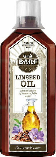 Canvit Barf Linseed Oil Salmon Oil for Dogs 500ml for General Health