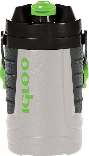 Igloo Proformance Stainless Steel Thermos Bottle BPA Free 1L Gray/Nuclear Green