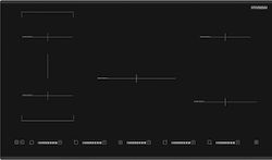 Hyundai HBIH20-95GL Autonomous Cooktop with Induction Burners and Locking Function 89x52cm