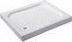 Karag Porcelain 8 Триъгълна Порцеланов душ 70x100см Бял