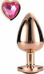 Dream Toys Gleaming Love Gold Plug Medium 8.3cm