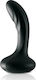Pipedream Sir Richards Control Ultimate Silicone P-spot Massager Anal Dildo with Vibration Black 13.9cm