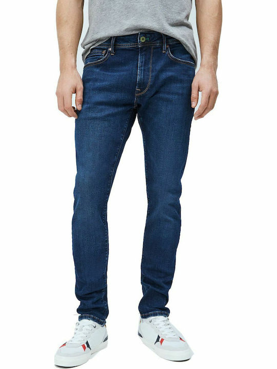 Pepe Jeans Stanley Ανδρικό Παντελόνι Τζιν σε Slim Εφαρμογή Μπλε
