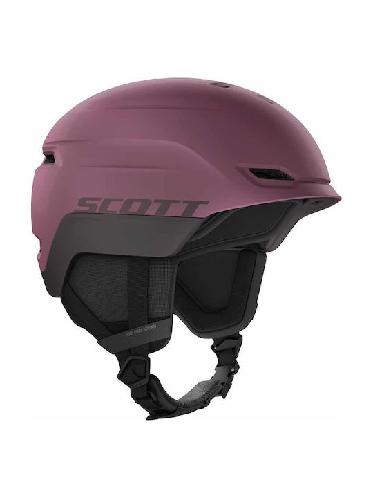 Scott Chase 2 Plus Κράνος για Σκι & Snowboard Cassis Pink/Red Fudge