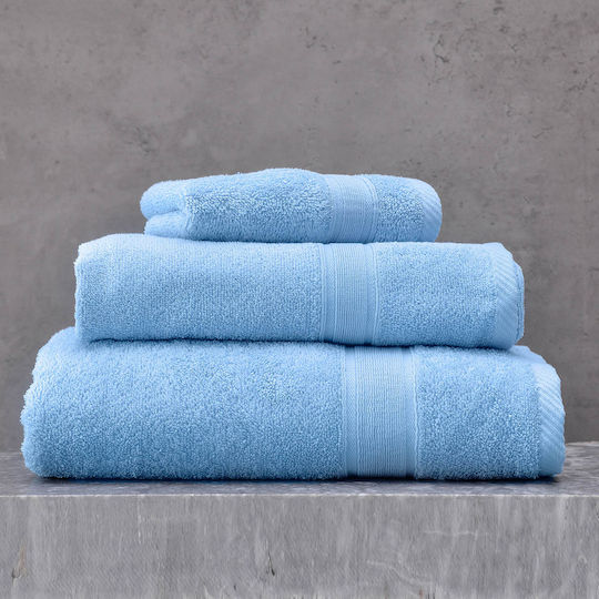 Rythmos Hand Towel Illusion 30x50cm Blue Weight 480gr/m²