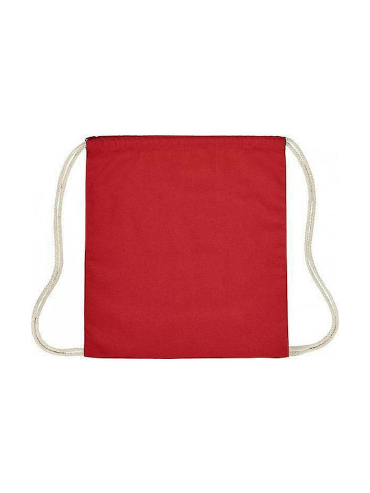 Ubag Denver Βαμβακερή Τσάντα για Ψώνια σε Κόκκινο χρώμα