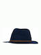 Barbour Flowerdale Γυναικείο Πλεκτό Καπέλο Fedora Navy Μπλε