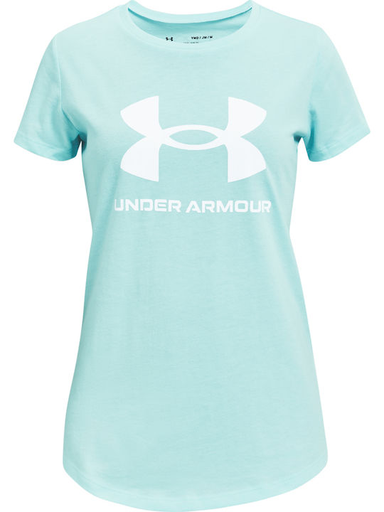 Under Armour Bluza pentru copii Mâneci scurte A...