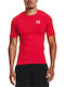 Under Armour Bluza termica pentru barbati cu maneci scurte Rosu