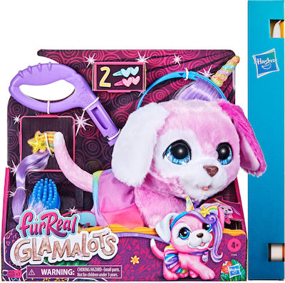 Παιχνιδολαμπάδα Furreal Glamalots Λούτρινο Μηχανικό Σκυλάκι για 4+ Ετών Hasbro