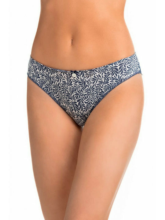 Damen Brasilien mit Spitze Blau