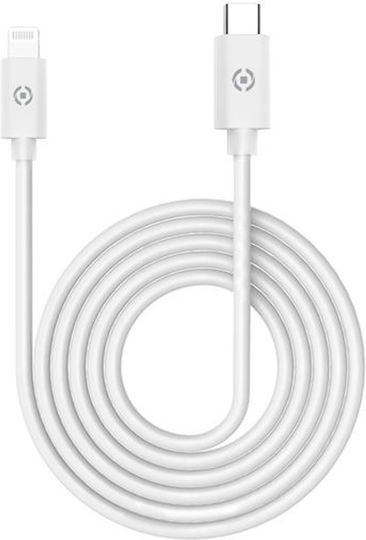 Celly MFI USB-C zu Lightning Kabel 60W Weiß 1m (USBLIGHTTYPECWH)